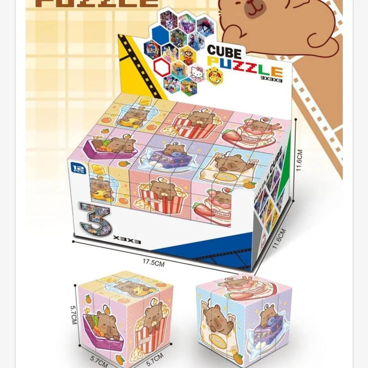 Zabawki Kostka Rubika Kapibara