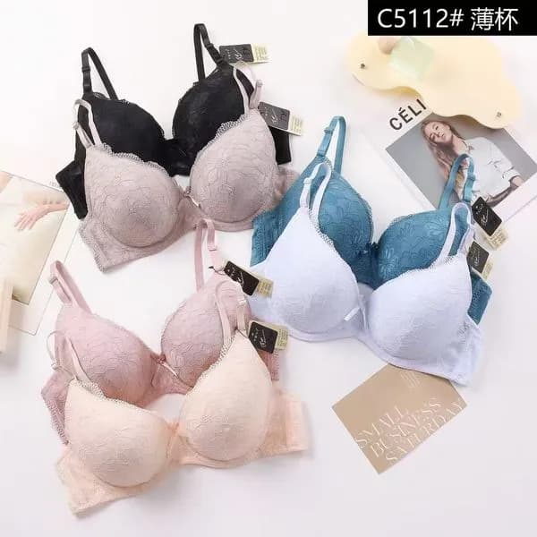 Biustonosze damskie koronkowe TEYI C5112, mix kolorów, 12 szt.