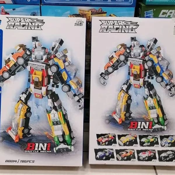 Klocki Robot 8in1 Super Racing Shuttle Mecha 786 el.