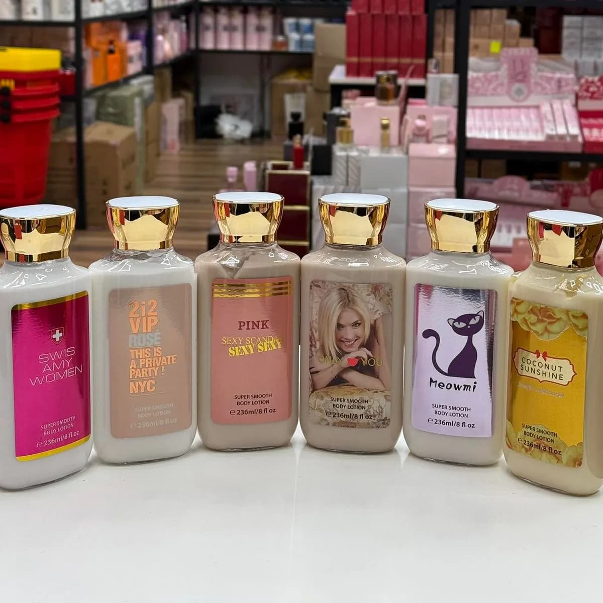 Balsamy Perfumowane do Ciała 236ml Mix Zapachów 24 szt.