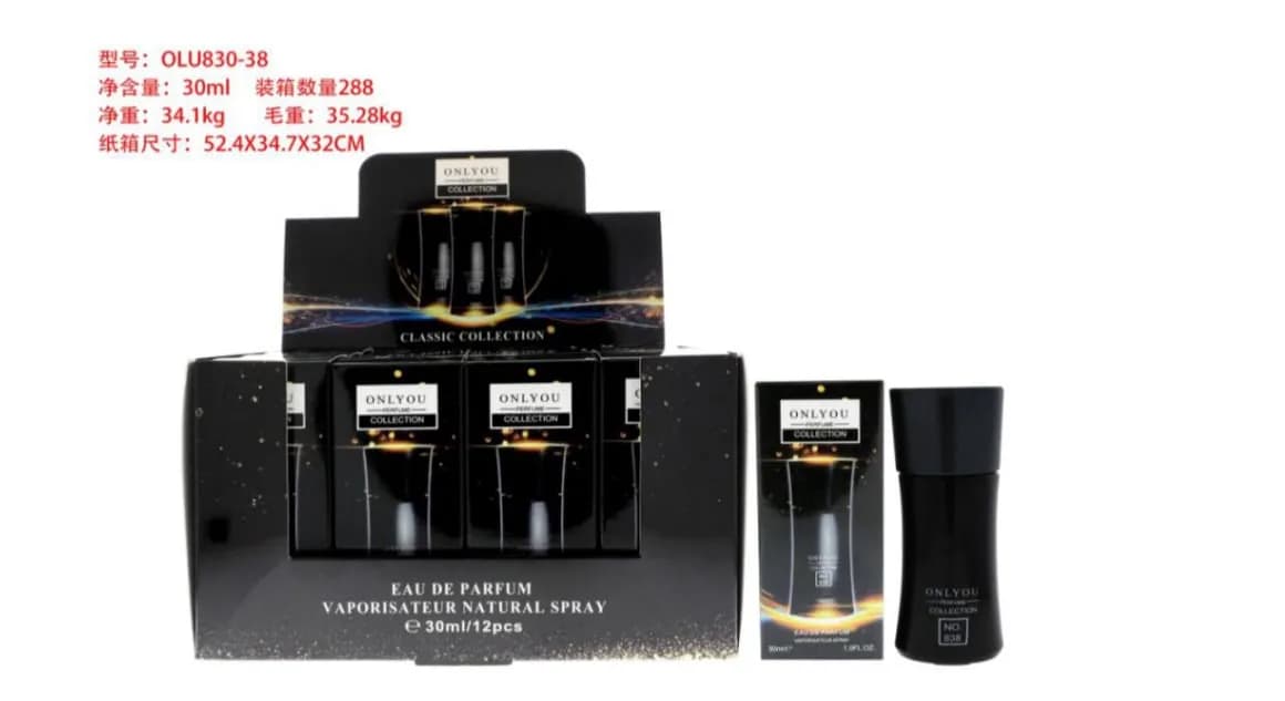 Perfume Only You 30ml Classic Collection No. 838 Czarny Flakon