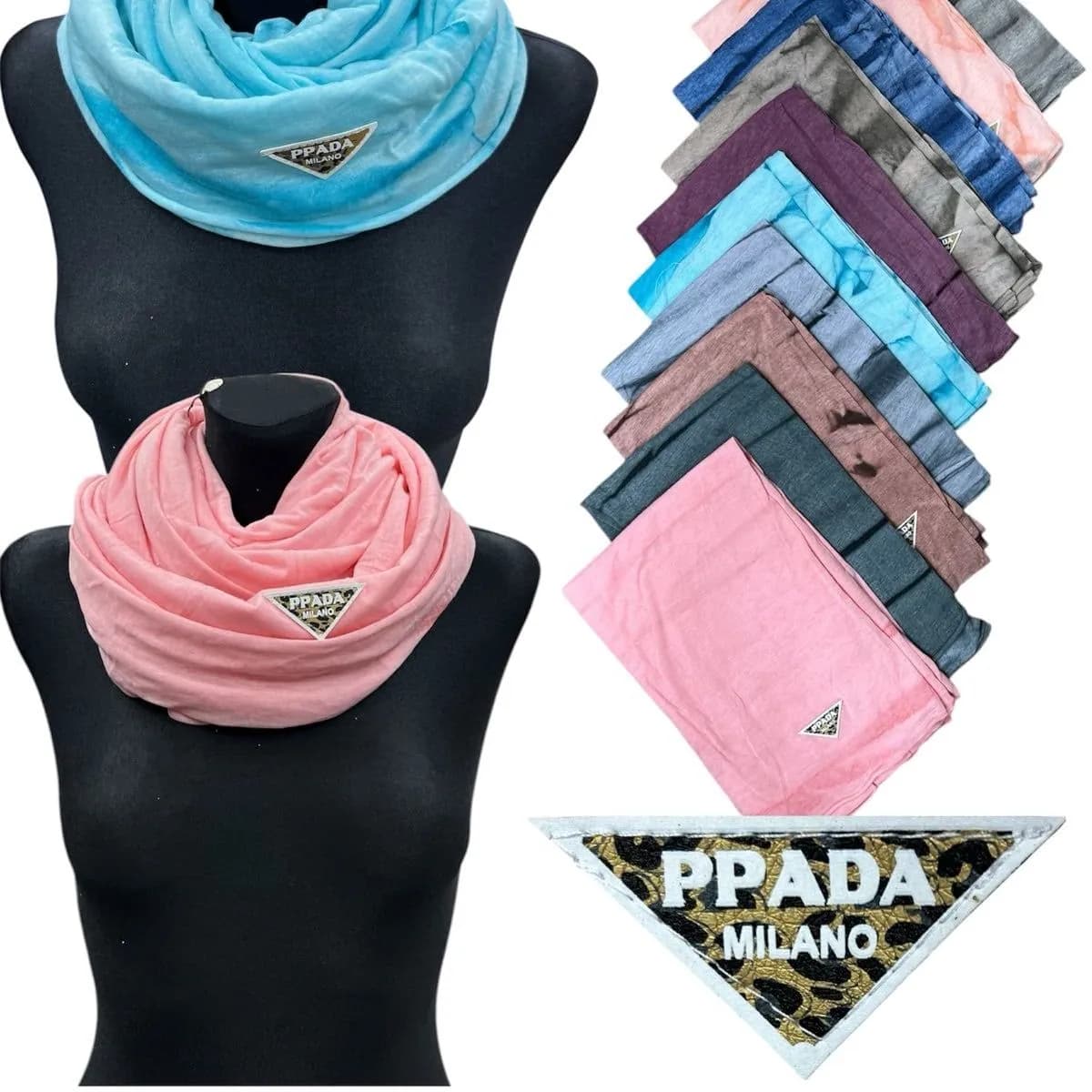 SZALIK DAMSKI komin bawełniany PPADA MILANO mix kolorów