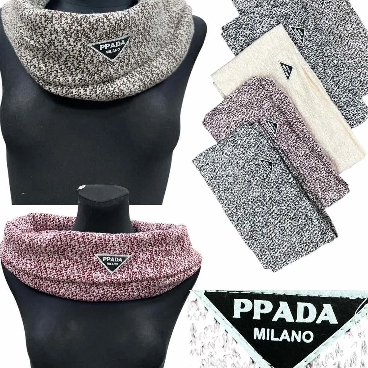 Szalik damski komin dzianinowy PPADA MILANO bawełna wiskoza 12szt