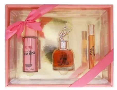 Zestaw Prezentowy Victoria's Secret Pink Sexy 75ml + 250ml + 8ml