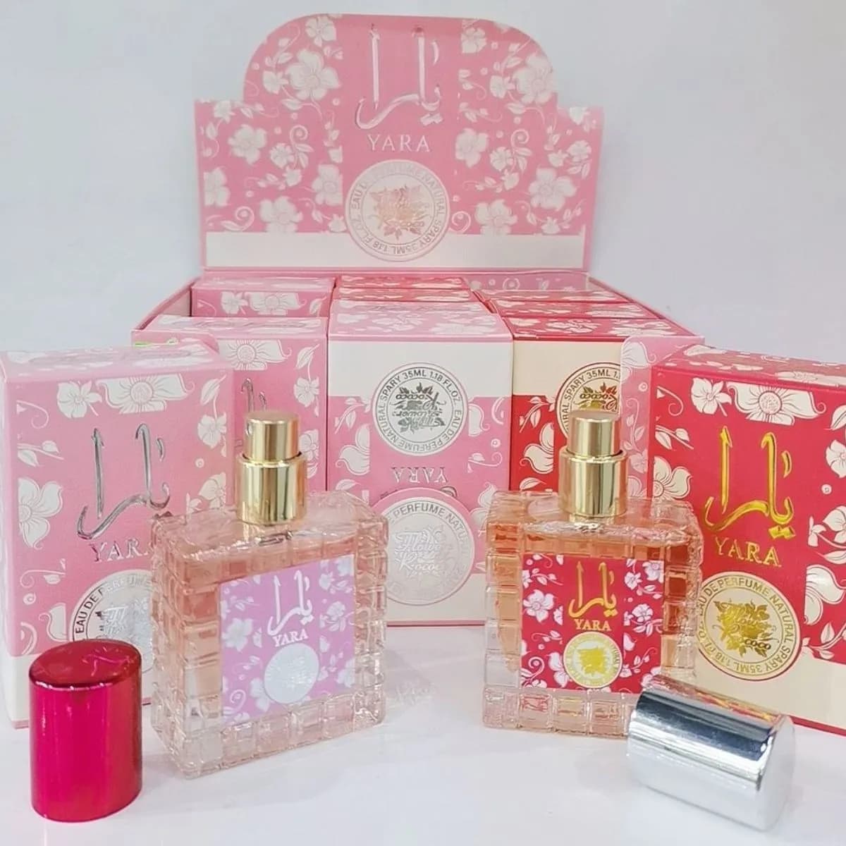 Perfumy dla dzieci Lara 30ml różowe i czerwone