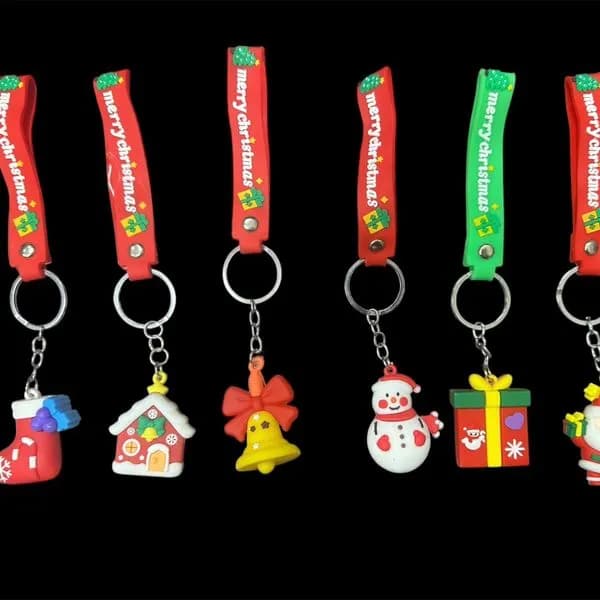 Brelok do Kluczy Świąteczny Zestaw 6szt