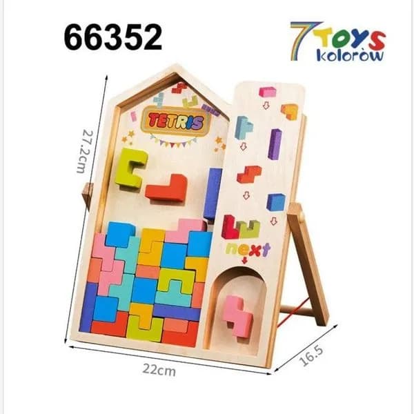 Zabawki Drewniane Tetris