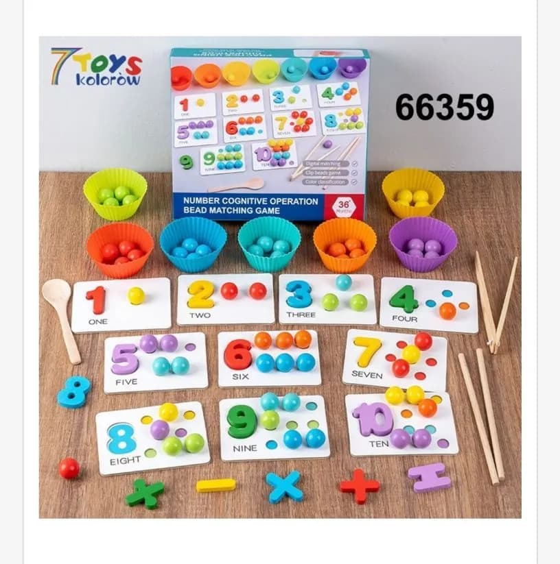 Zabawki Number Matching Game