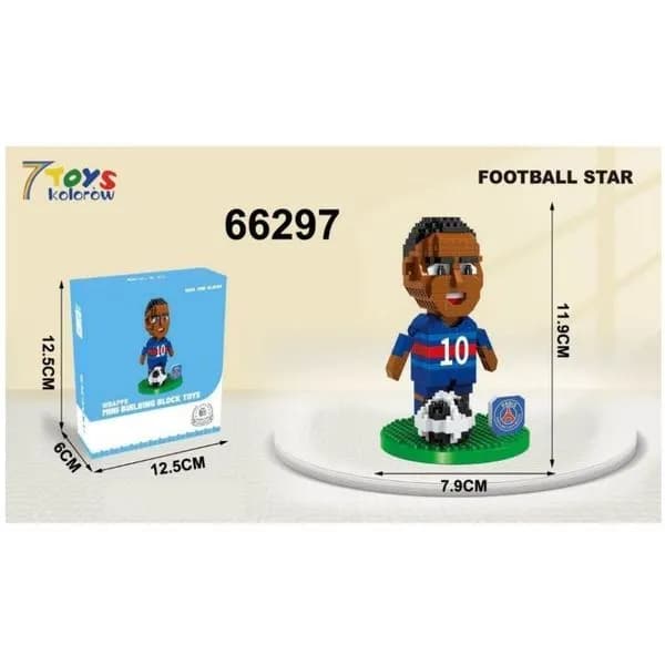 Zestaw klocków Football Star Kylian Mbappé 66297