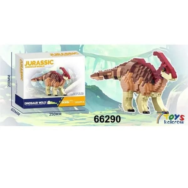 Zestaw klocków Jurassic World Parasaurolophus 250x60mm