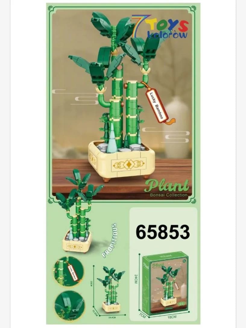 Zestaw klocków LEGO Lucky Bamboo 65853 kwiaty bambus