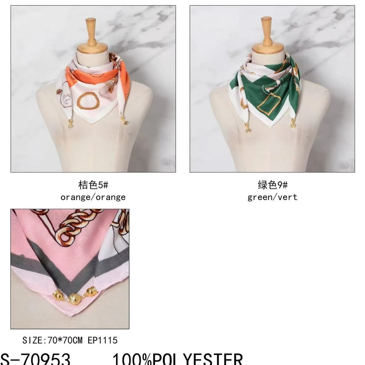 Chustka damska 70x70cm EP1115 100% poliester