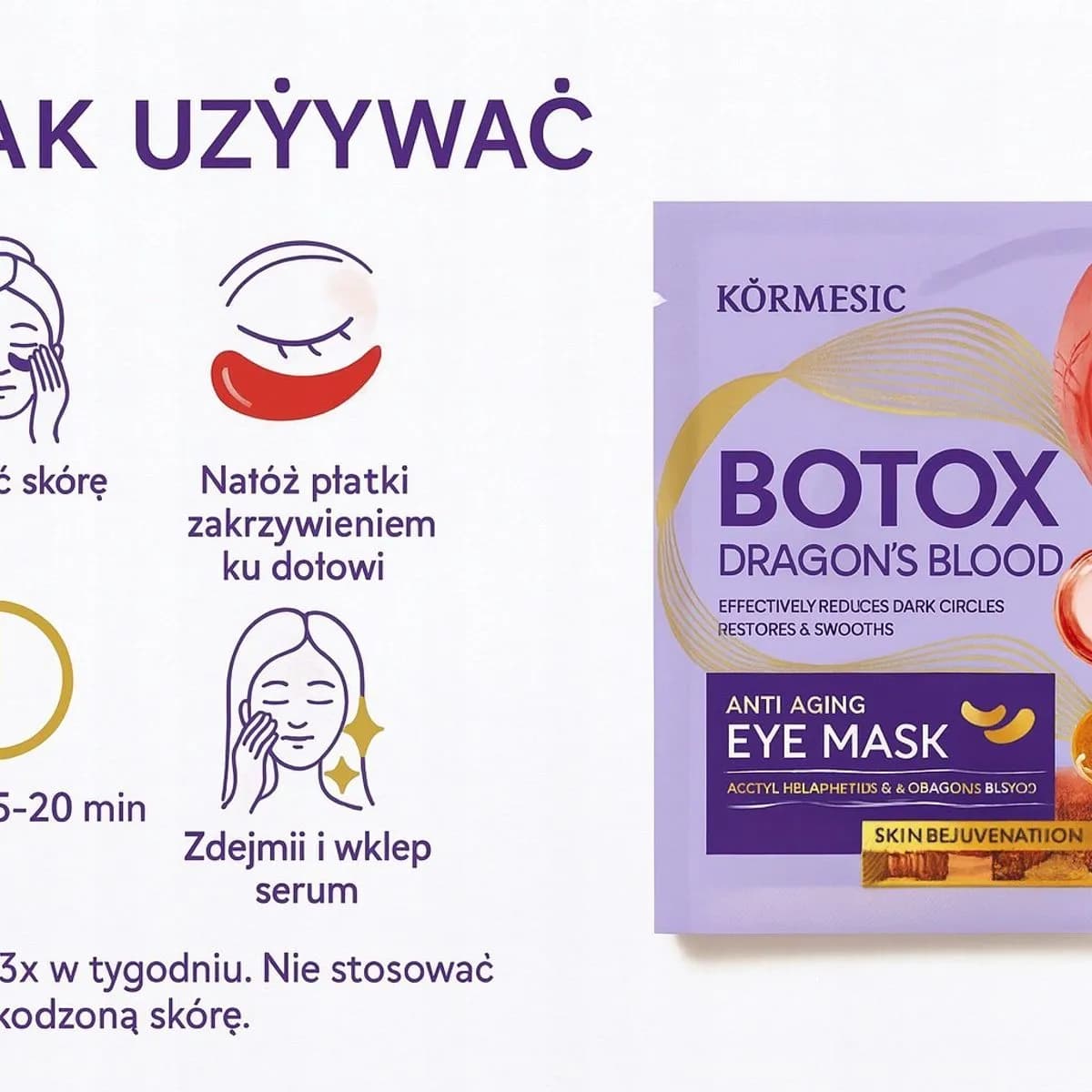 Maska pod Oczy Kormesic