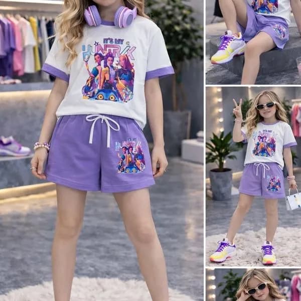 Komplet Odzież dla Dzieci 4-14L Bawełna