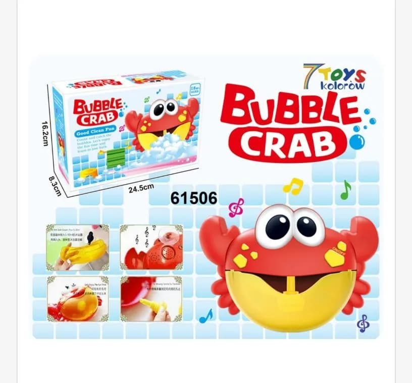 Zabawki Bubble Crab