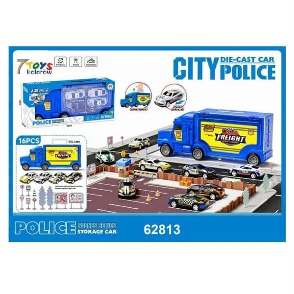 Zabawki Die Cast Car Police City