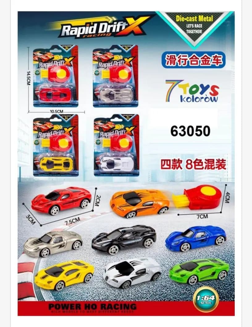 Zabawki Samochod Rapid Drift Die Cast Metal