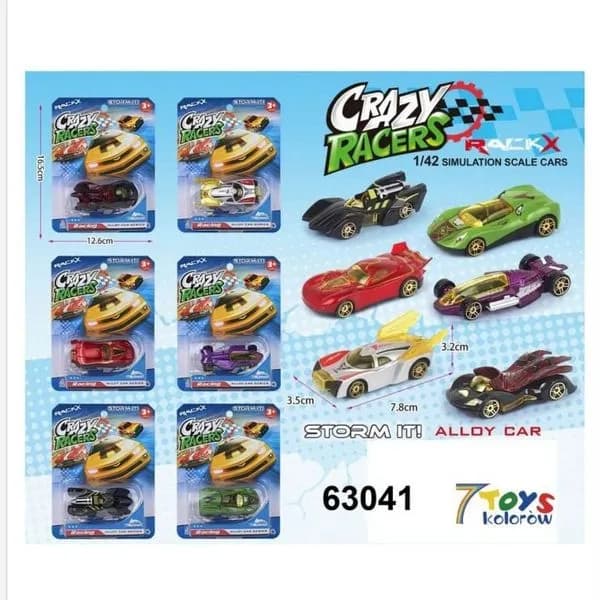 Zabawki Samochod Crazy Racers