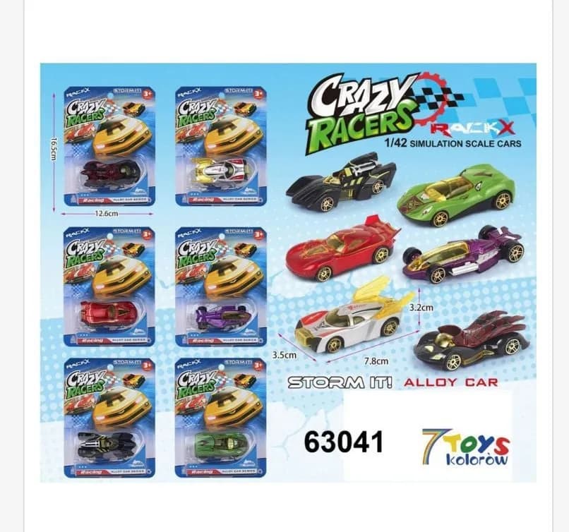 Zabawki Samochod Crazy Racers