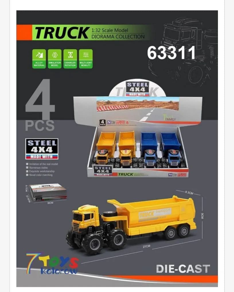Zabawki Samochod Truck Steel