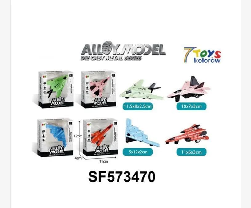 Zabawki Alloy Model Die Cast Metal