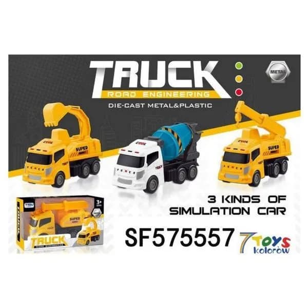 Zabawki Samochod Truck Die Cast Metal&Plastic