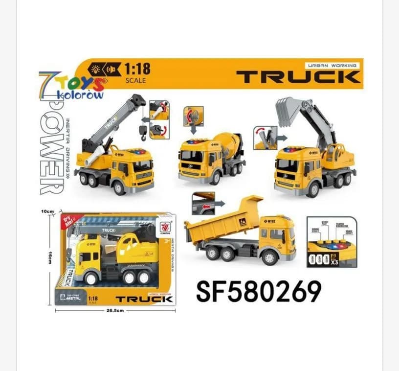 Zabawki Truck Metal