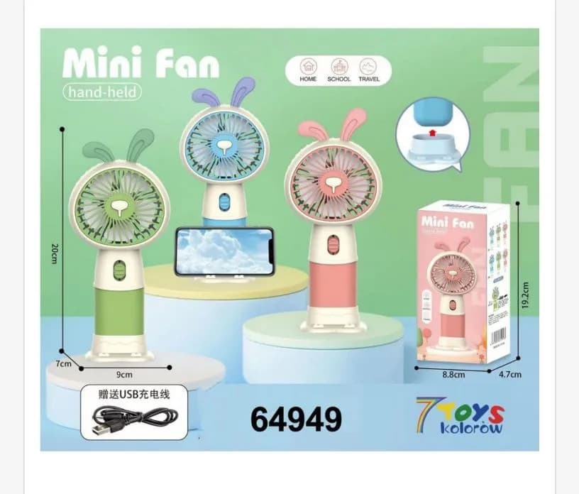 Zabawki Mini Wiatrak Elektryczny