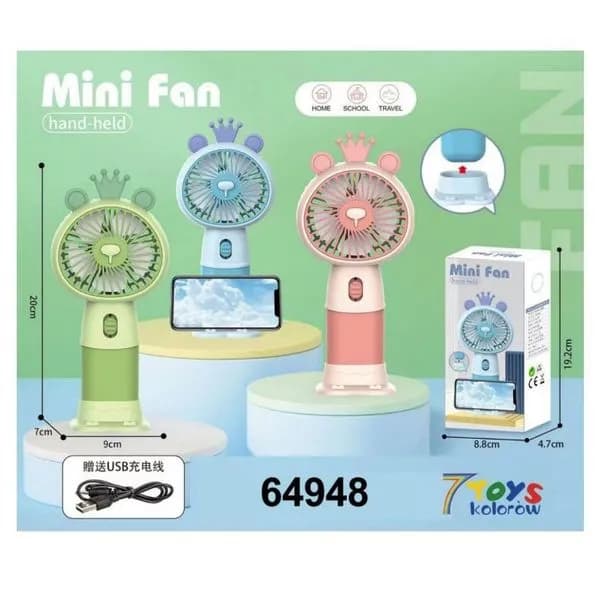 Zabawki Mini Wiatrak Elektryczny