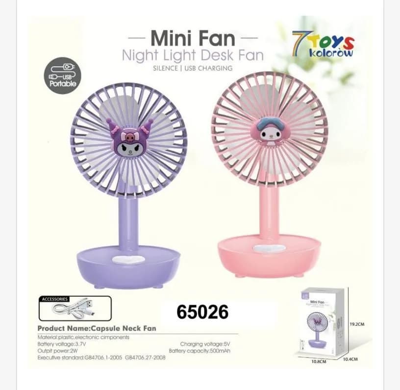 Zabawki Mini Wiatrak Elektryczny