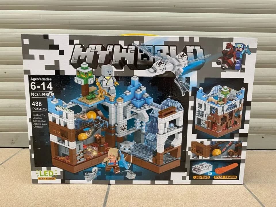 Klocki My World 488PCS Zestaw z Podświetleniem LED NO.LB608