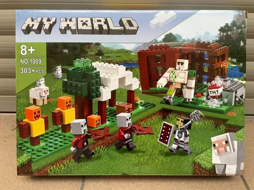 Klocki My World 303+PCS Zestaw Figurki i Golem NO.1009