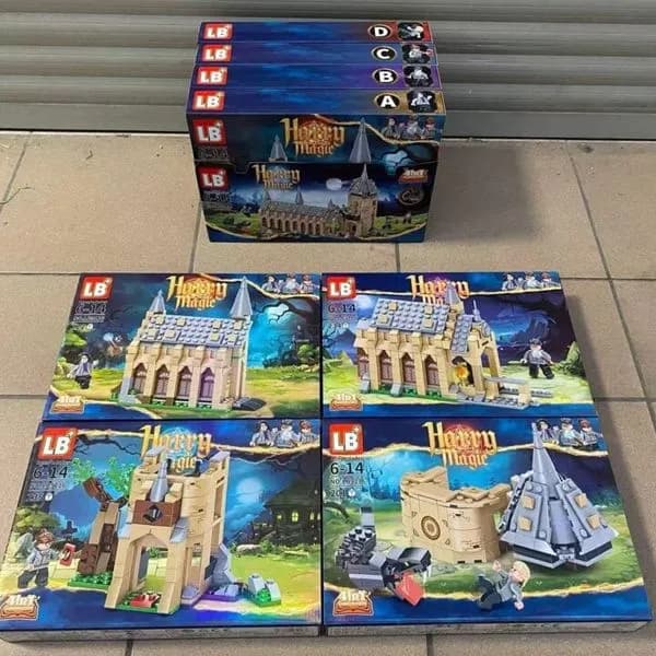 Klocki Harry Magic LB+ Zestaw 4w1 Modele A-D, 4 szt.
