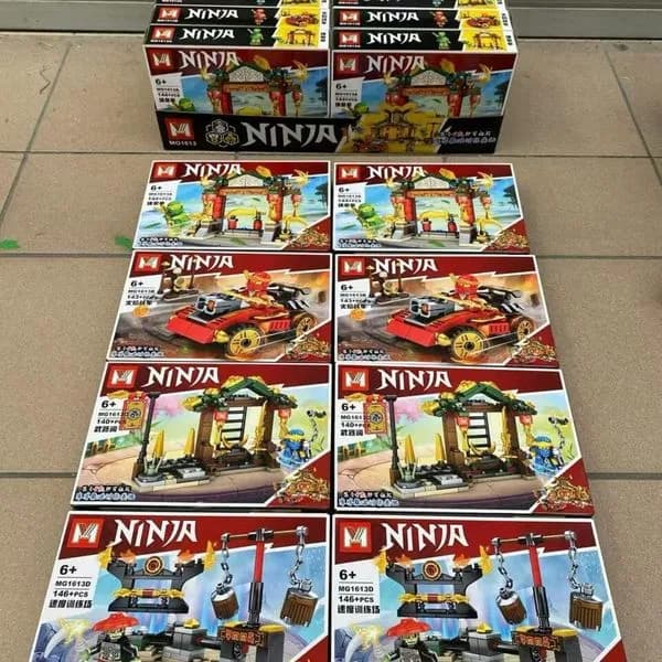 Zabawka Klocki Ninja MG1613 Zestawy 140+ el. 8 szt