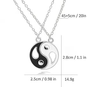 Naszyjnik 2 Częściowy BFF