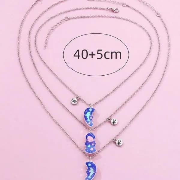 Naszyjnik 3 Częściowy BFF