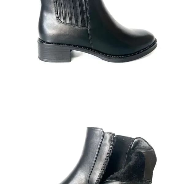 BOTKI DAMSKIE czarne ocieplane, rozmiary 36-41, model H2272A