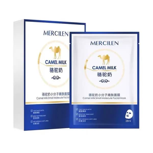 Maska do Twarzy MERCILEN Camel Milk 28ml - Przeciwzmarszczkowa