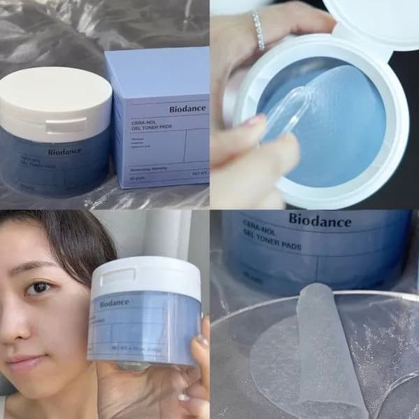 Biodance Cera-nol Gel Toner Pads Maska do Twarzy 60szt Nawilżająca