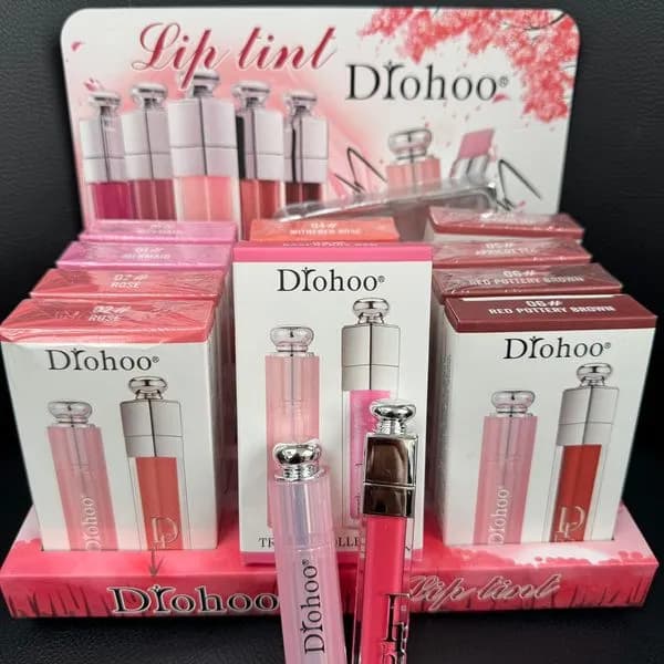Lip Tint DIOHOO 12 szt - Zestaw Mix Kolorów do Ust