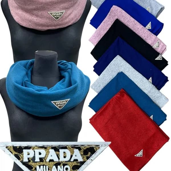 Apaszka Damska Komin Bawełniany PPADA MILANO Mix 12szt