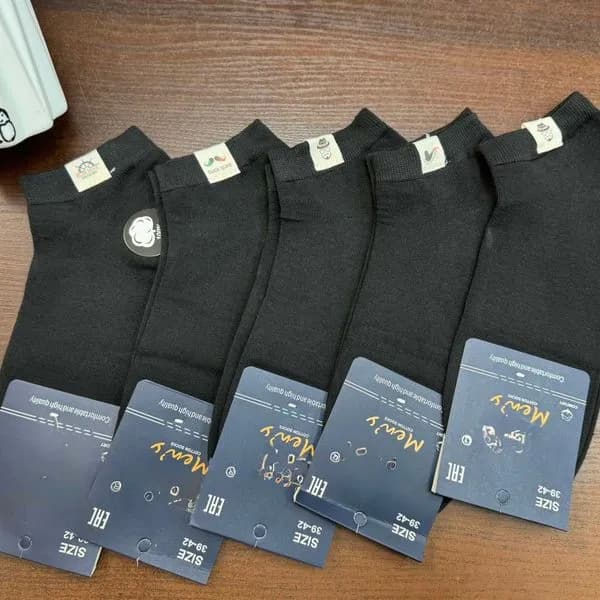 Skarpetki męskie czarne rozmiar 43-46