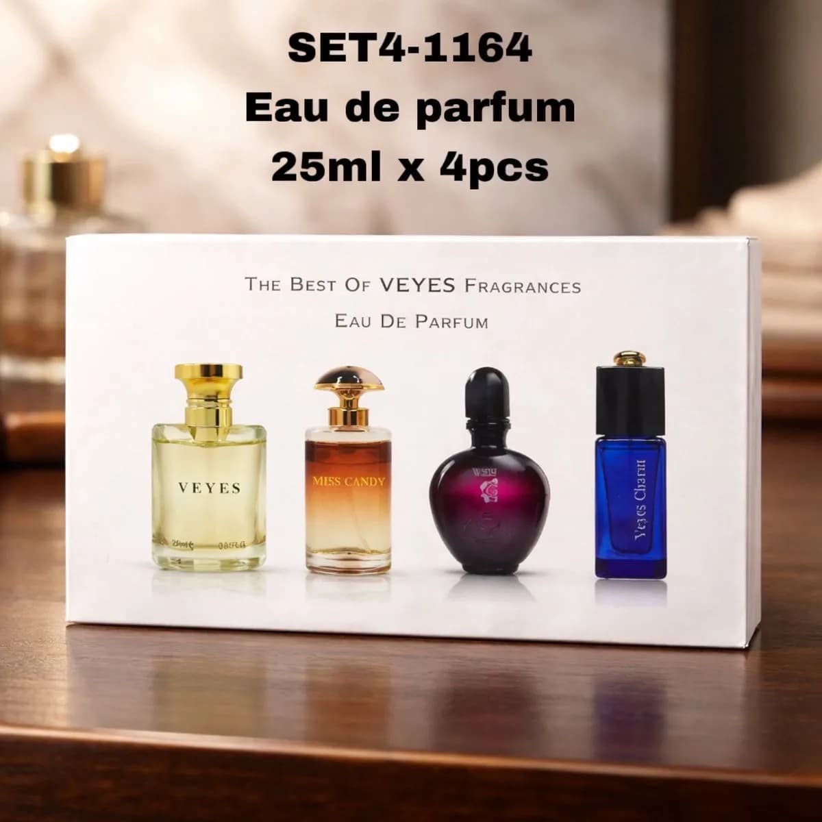 Zestaw 4x25ml Eau de Parfum VEYES The Best Of VEYES