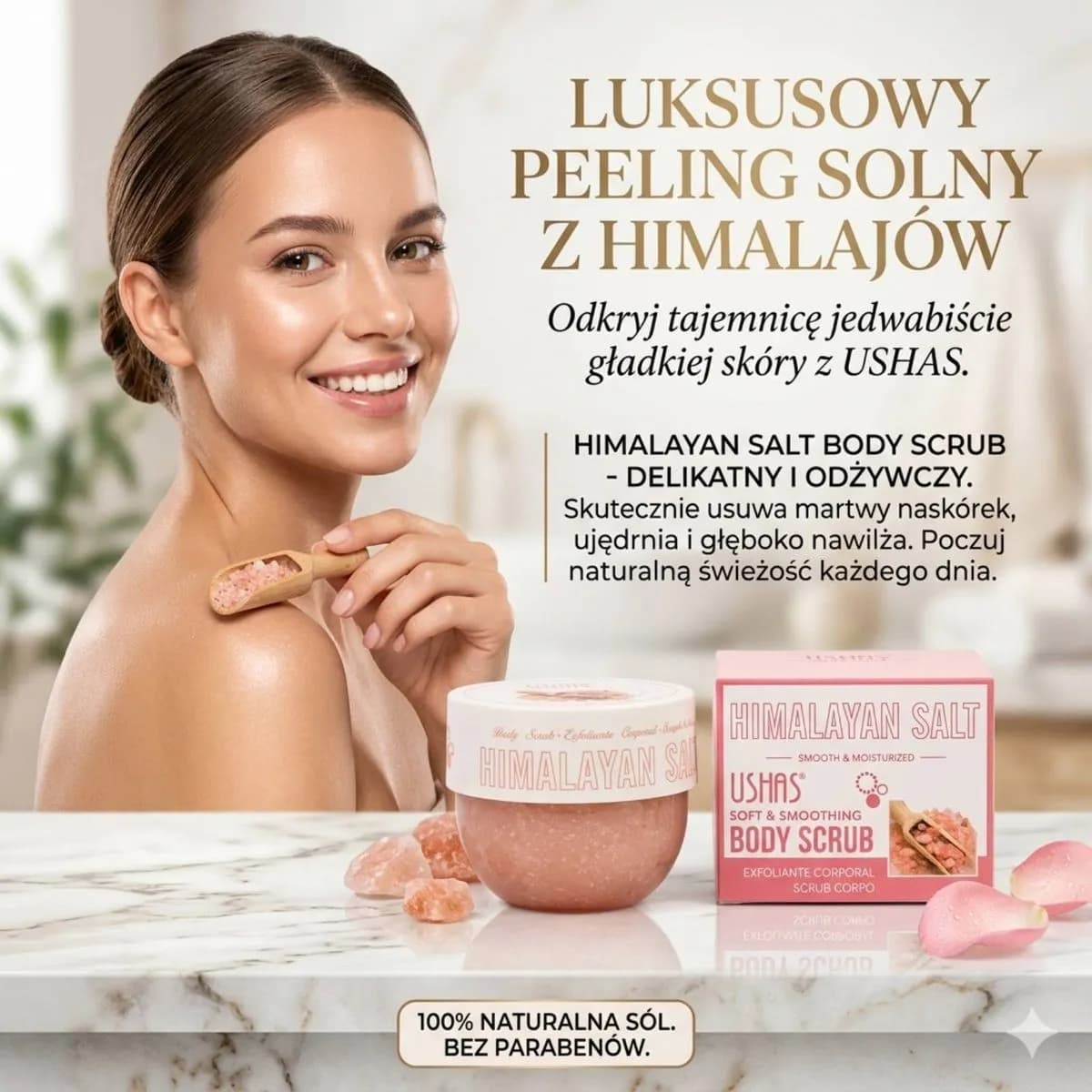Himalayan Salt Scrub do Ciała USHAS