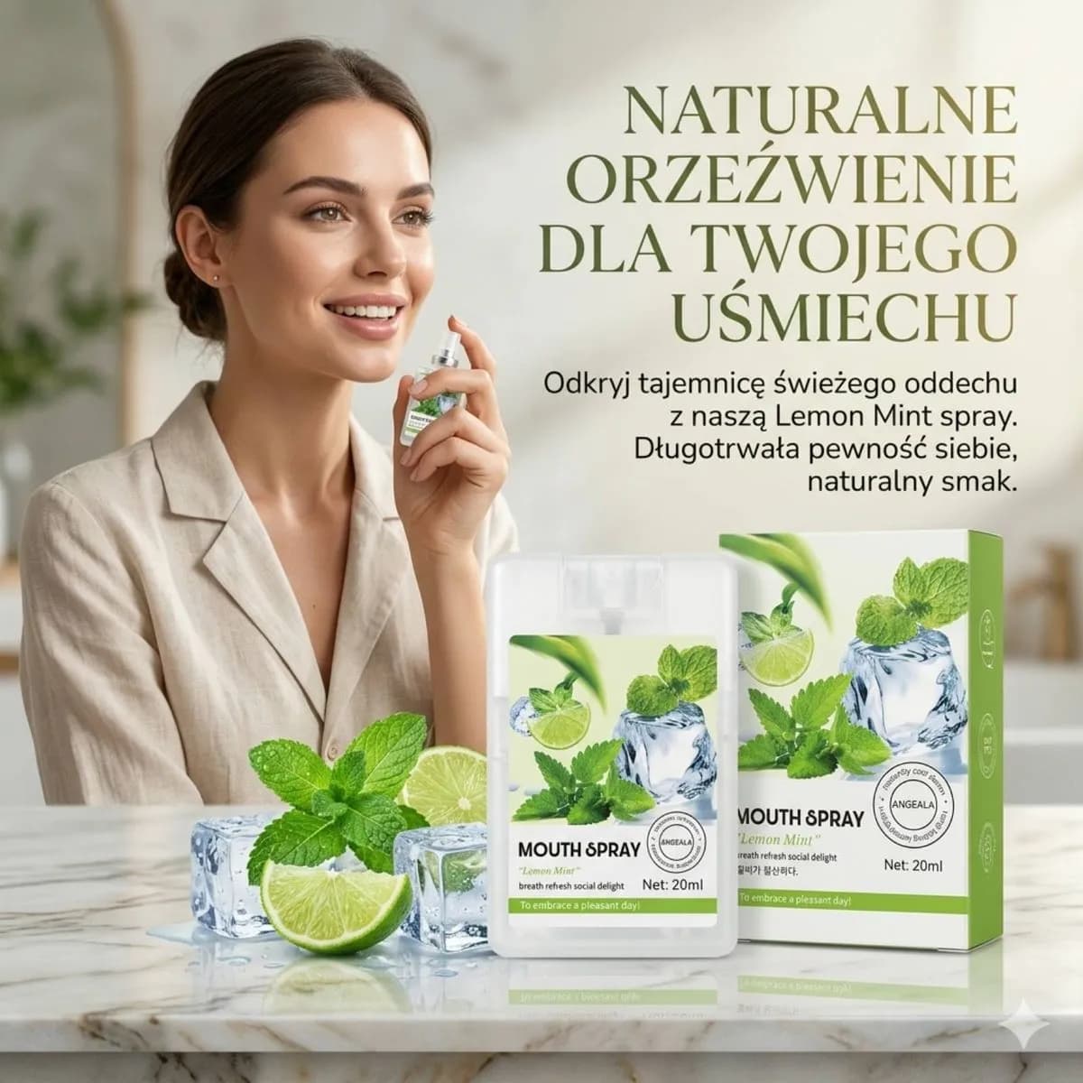 Odświeżacz do Ust Lemon Mint