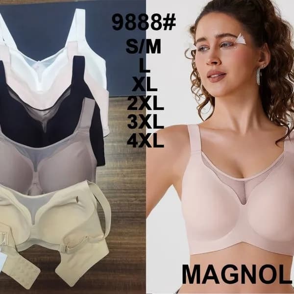 Biustonosze damskie Magnolia 9888 gładkie S/M-4XL mix kolorów