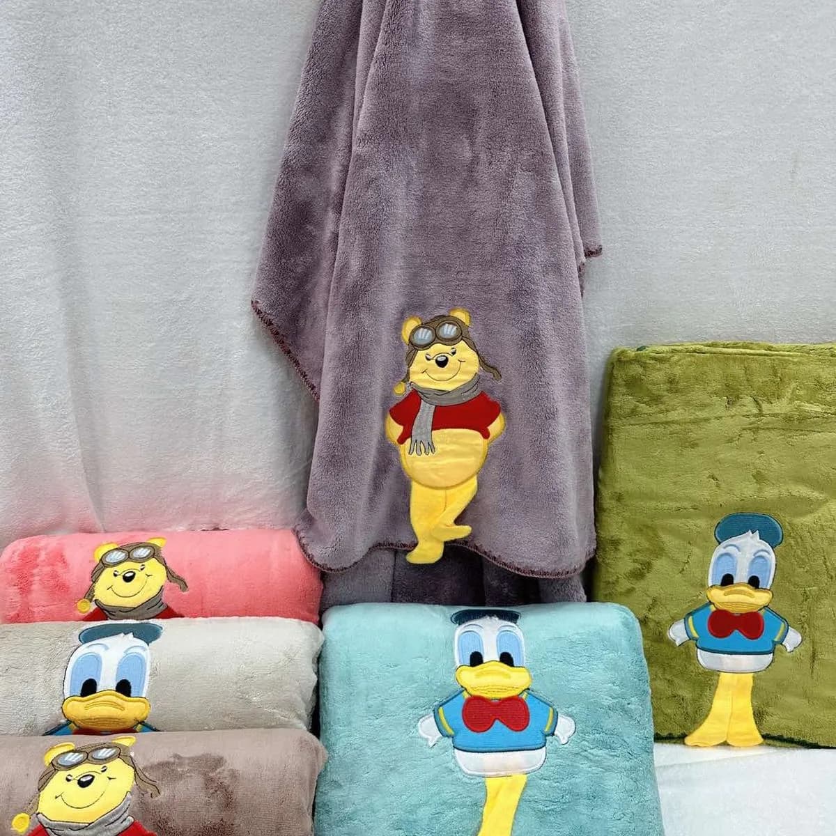 Ręczniki dziecięce 35x75cm mikrofibra postacie bajkowe 12szt