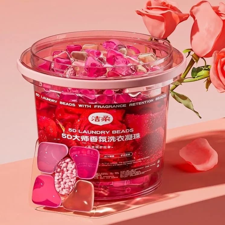 5D Detergent do Prania - Kapsułki z Perełkami Zapachowymi, 6 szt.