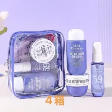 Zestaw Miss Vansa Soft & Smooth Pielęgnacja Ciała 4el.