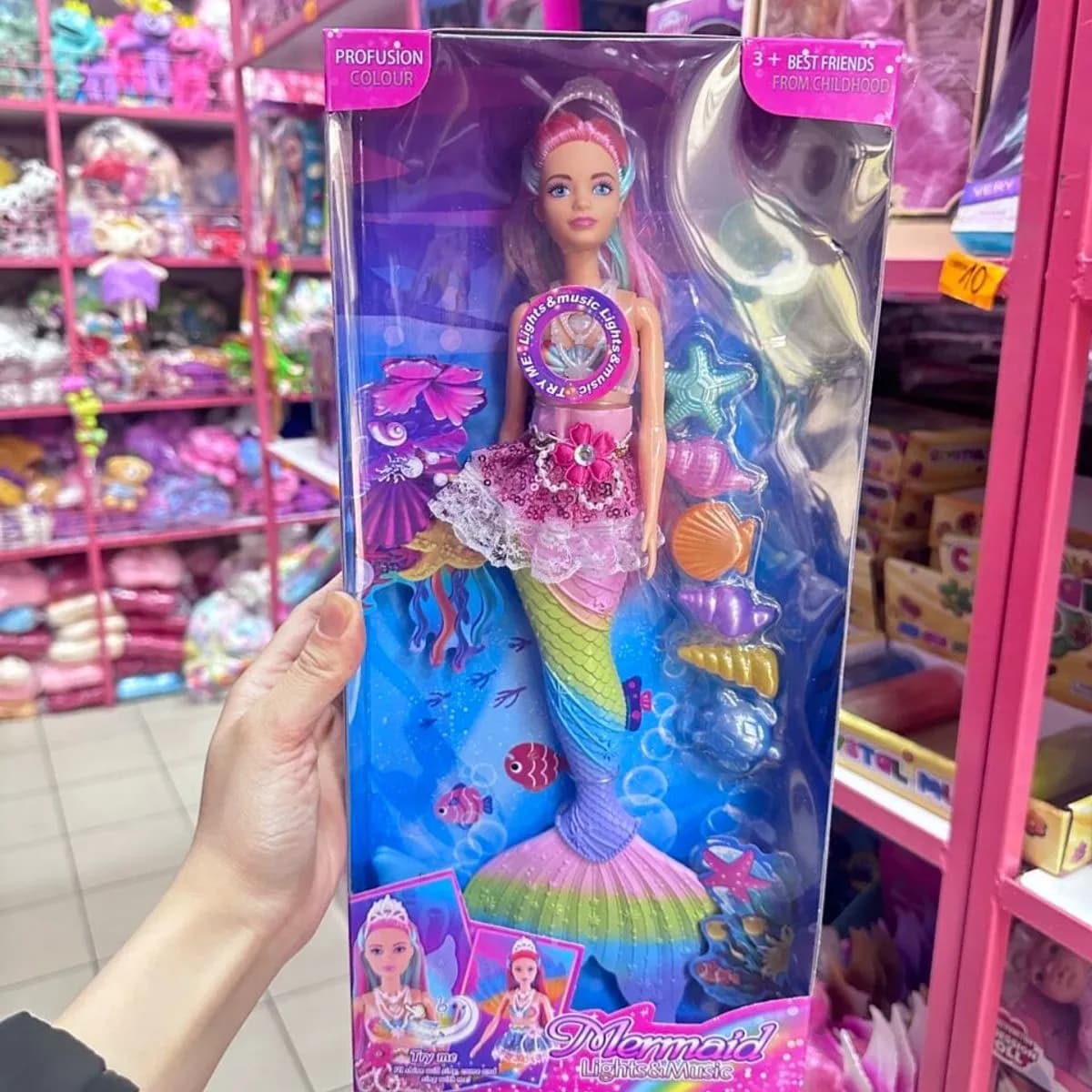 Lalka Mermaid Light & Music